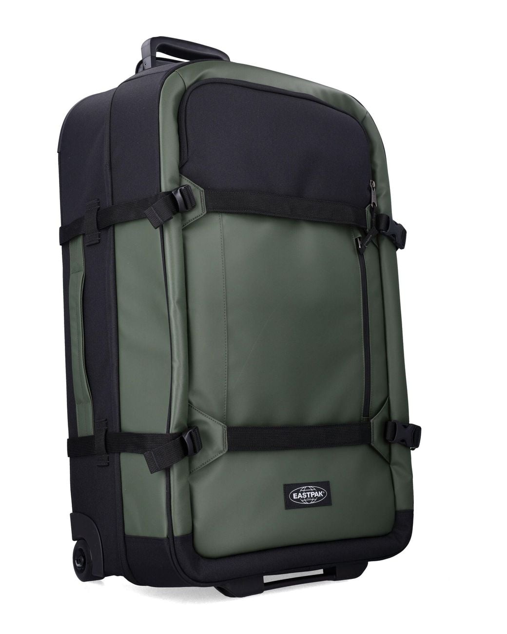 Eastpak Gray Hard-Shell Rolling Suitcase