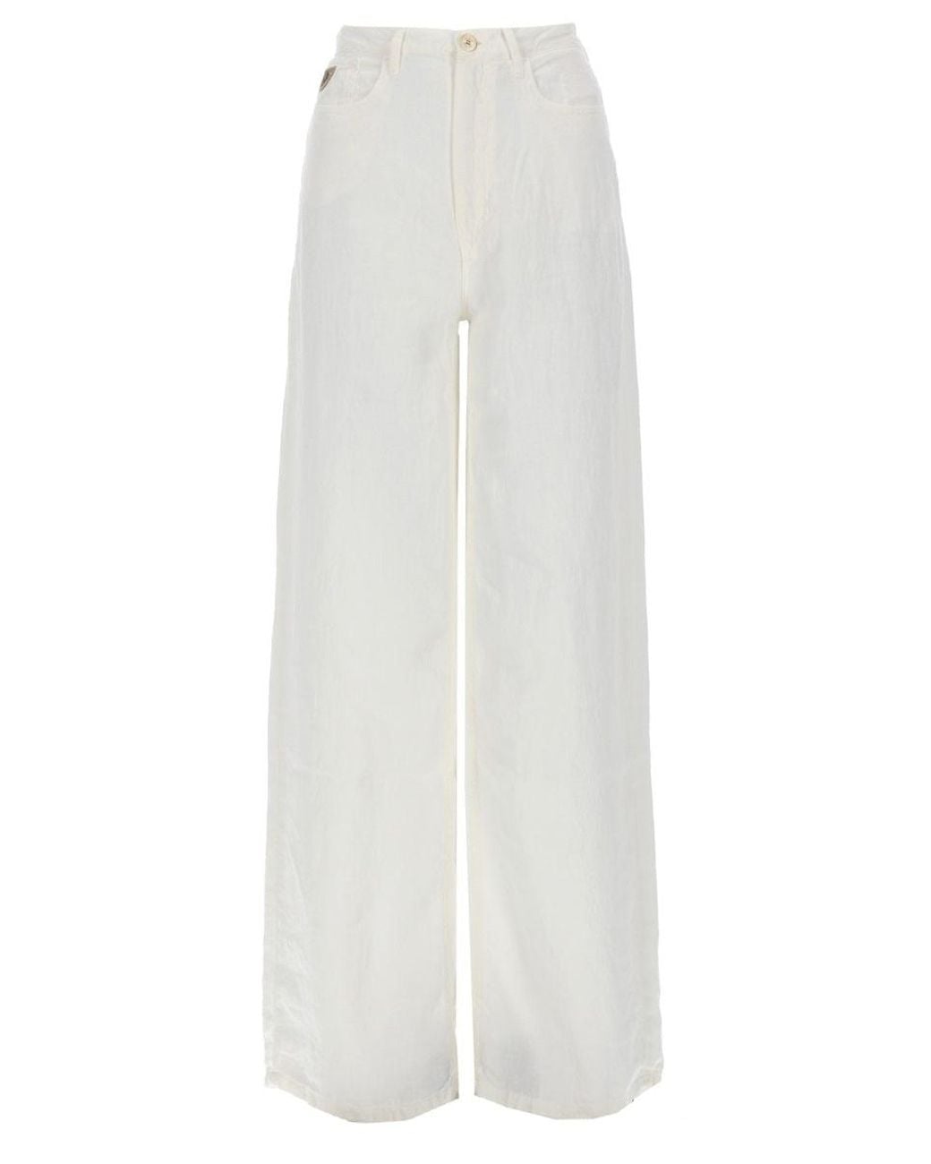 Lois White Pantalone "Skater Loose Z"