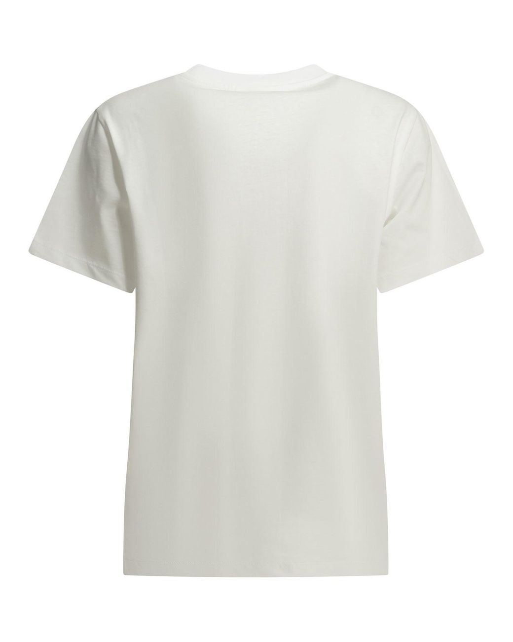 Ganni White "Cherries" Crewneck T-Shirt