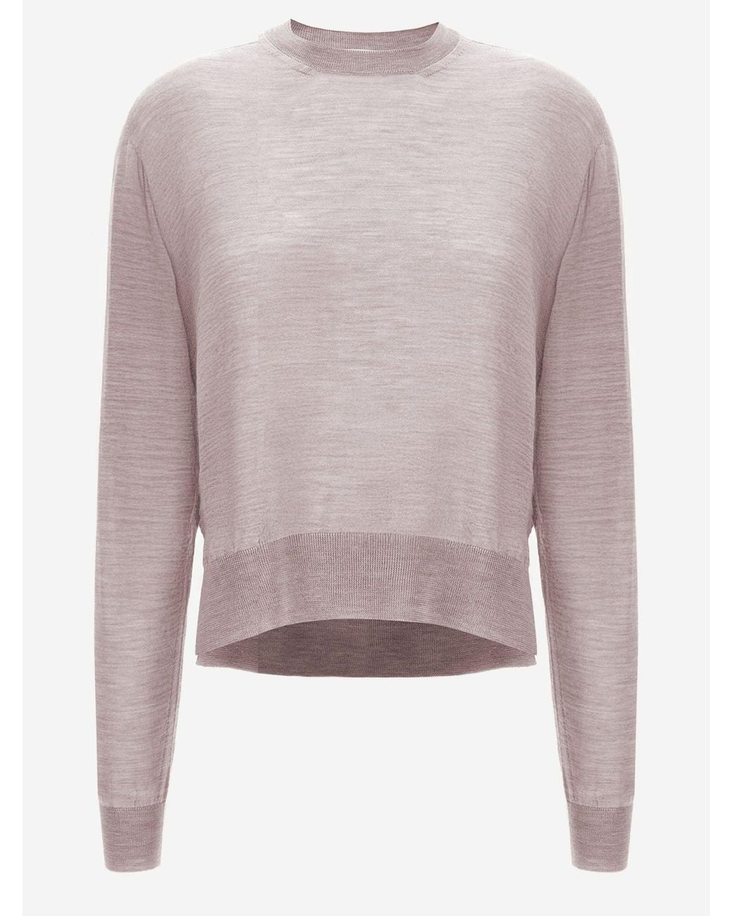 Jil Sander Pink Wool And Cashmere Blend Sweater