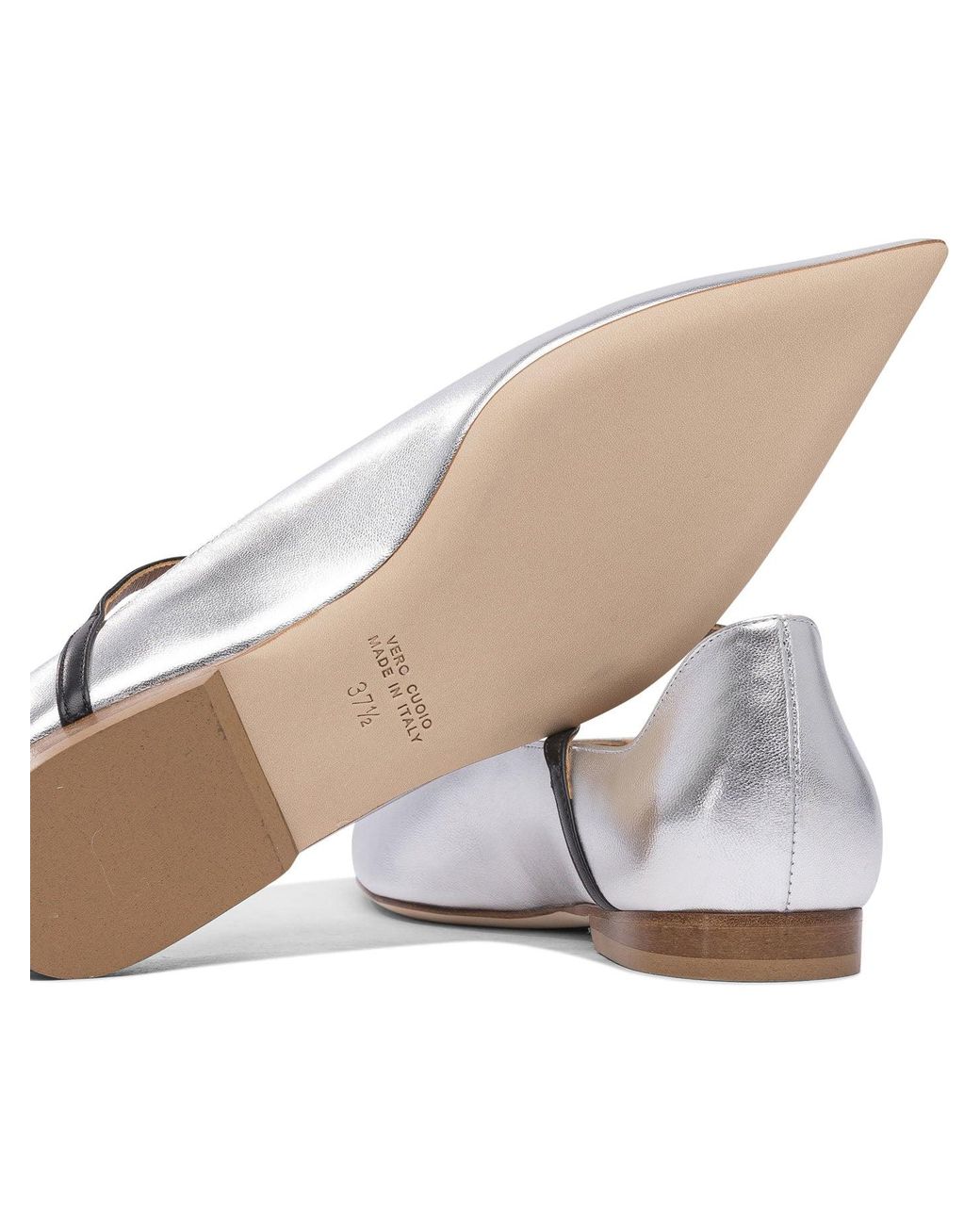 Lella Baldi White Ballerinas