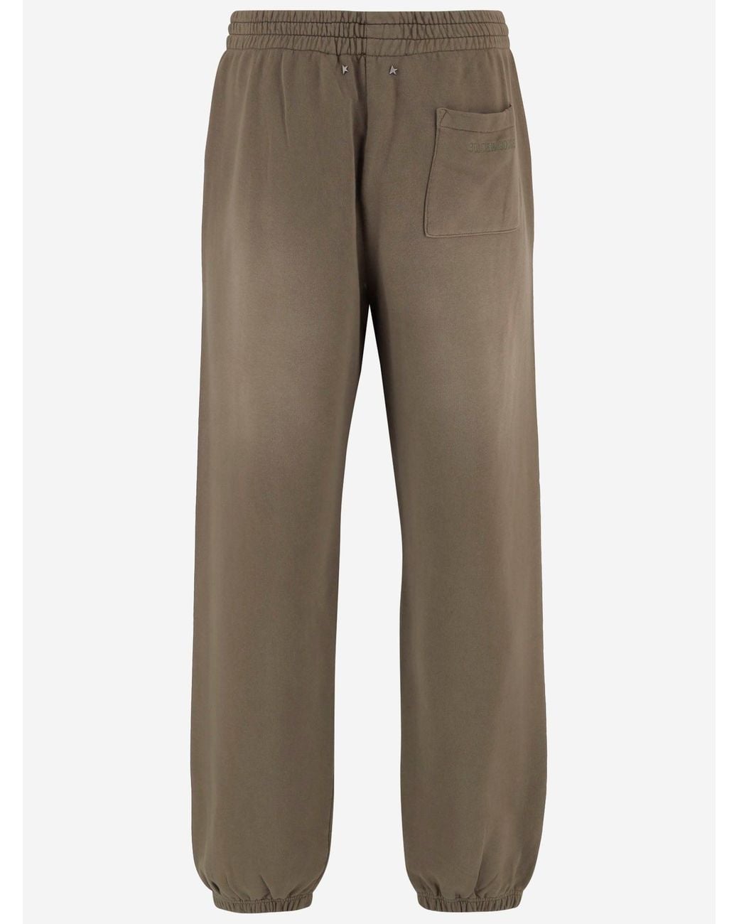 Golden Goose Deluxe Brand Gray Trousers Cotton for men