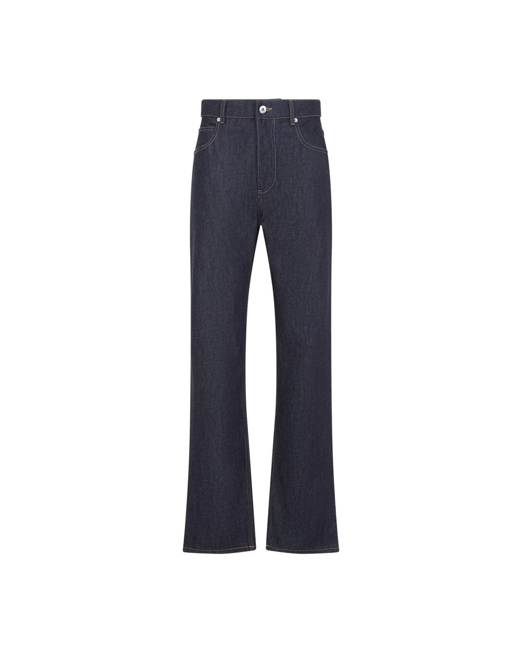 Bottega Veneta Blue Raw Straight Denim