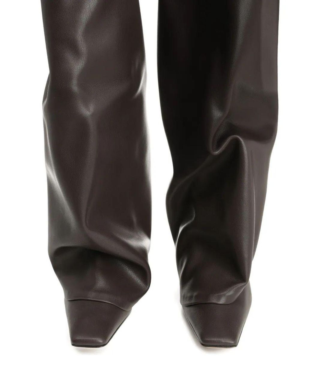 The Attico Black 'Robin Otk' Thigh High 95Mm for men