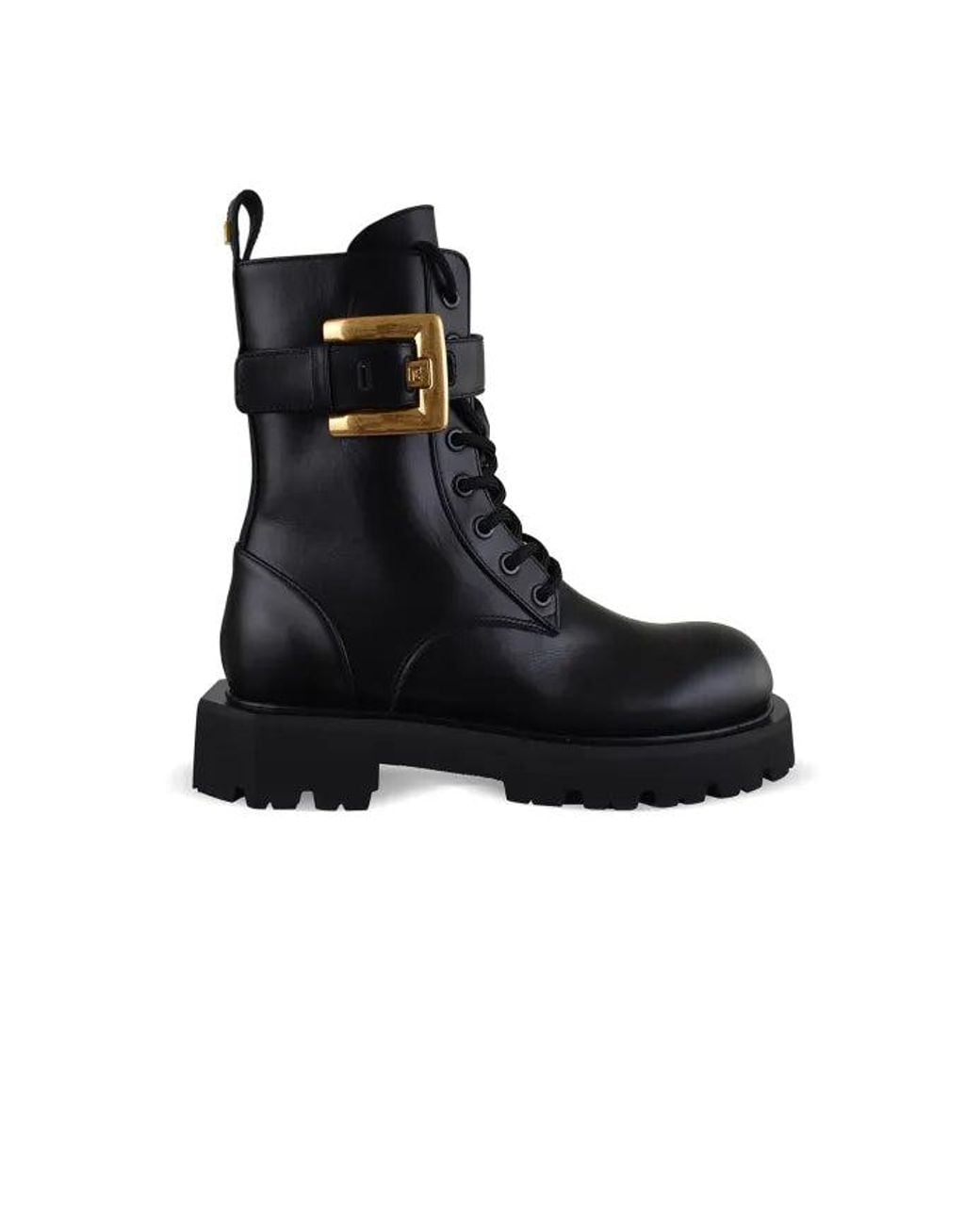Balmain Black Anthem Ranger Boots