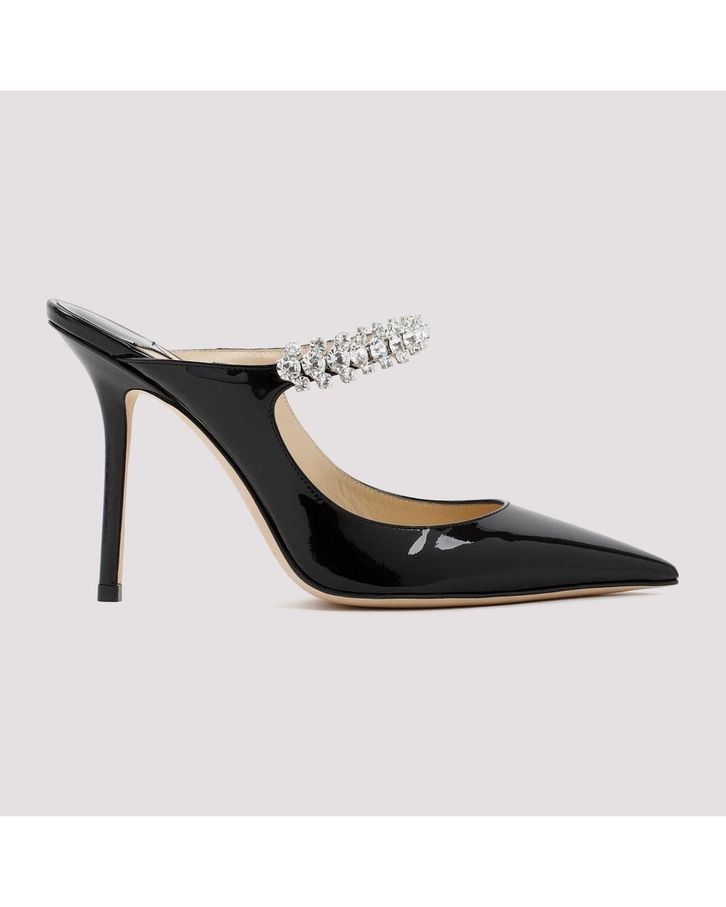 Jimmy Choo Black Bing 100 Patent Pump