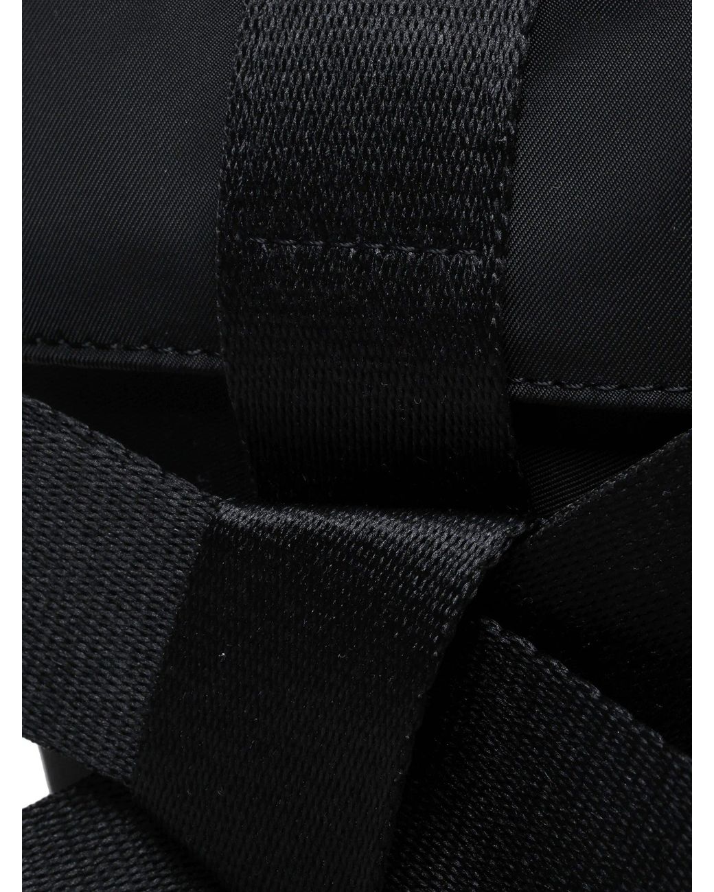 Simone Rocha Black Beaded Classic Bow Crossbody Bag