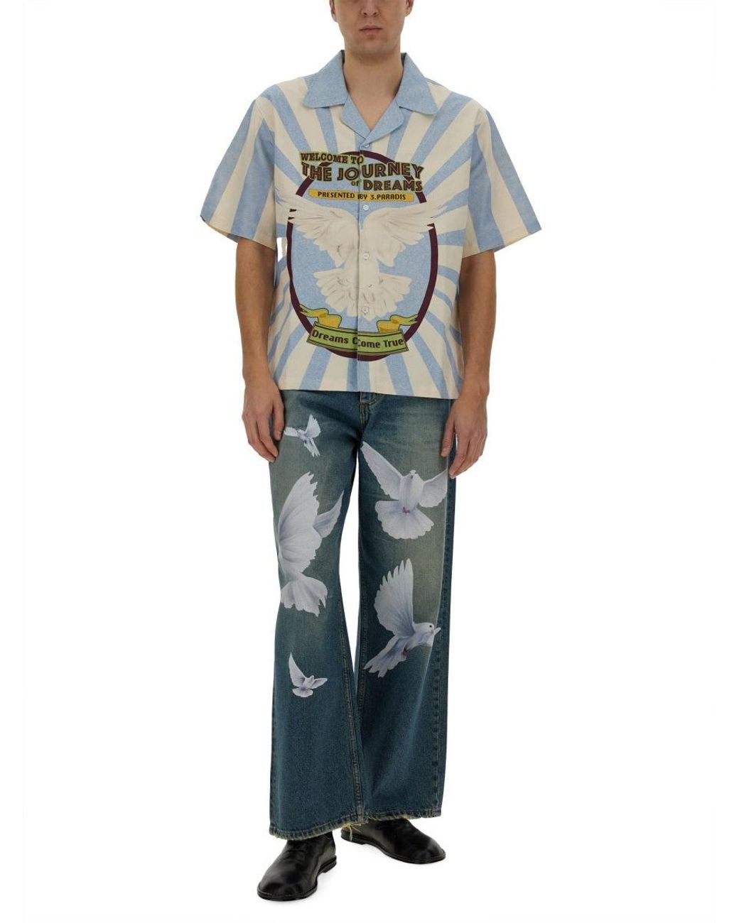 3.PARADIS Blue Freedom Jeans for men