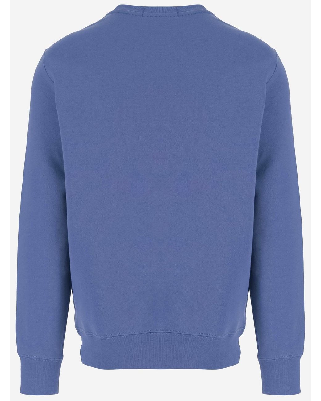 Polo Ralph Lauren Blue Sweatshirt Cotton-Blend Polo Bear Print Knitwear