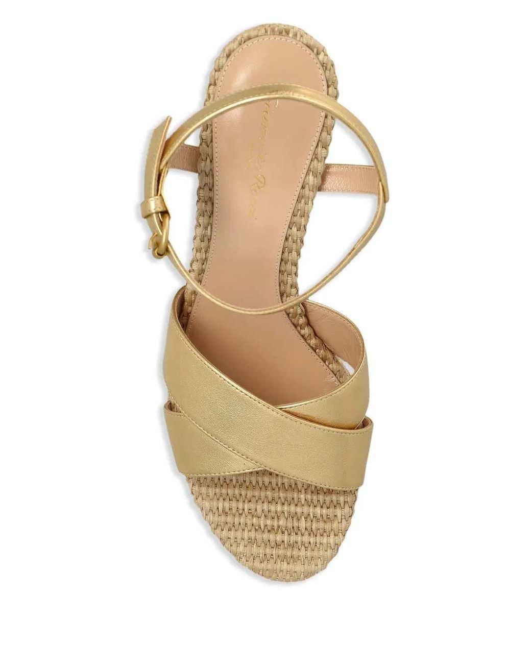 Gianvito Rossi Metallic Bebe 12Mm Sandals