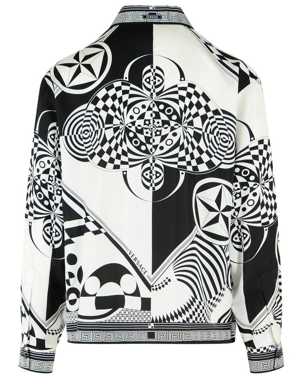 Versace Black Silk Twill Shirt for men