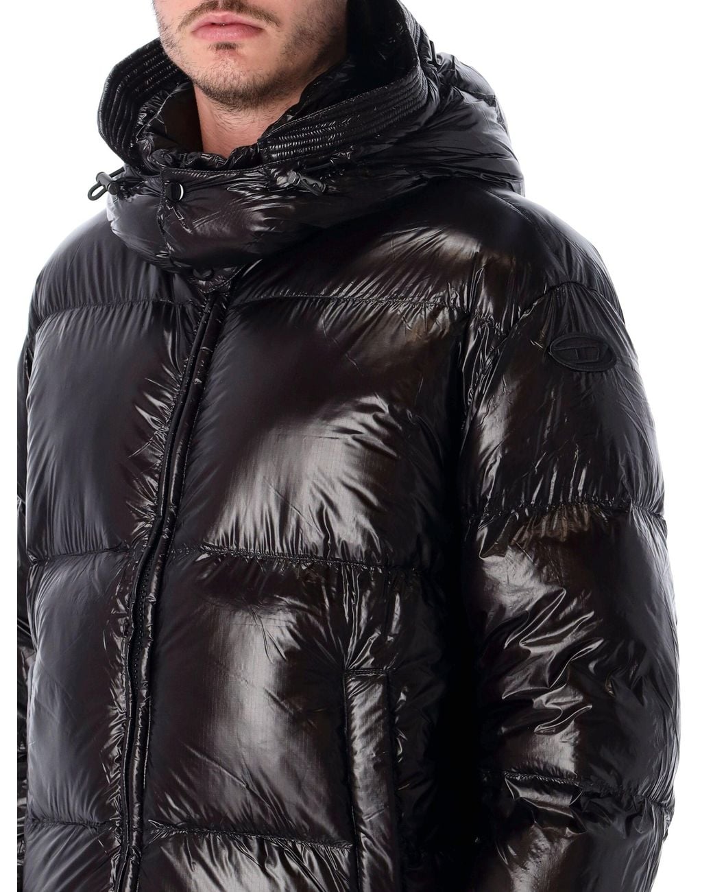 DIESEL Black 100% Polyamide Coat For Fall/Winter 2026 (Fw26)
