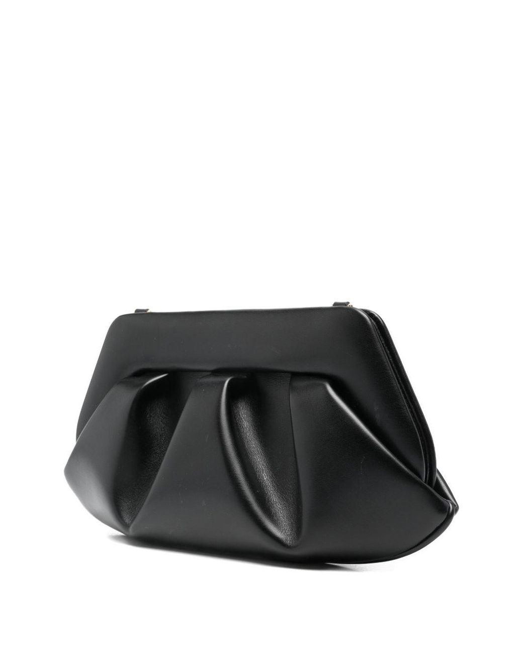 THEMOIRÈ Black Bios Baguette Vegan Leather Clutch