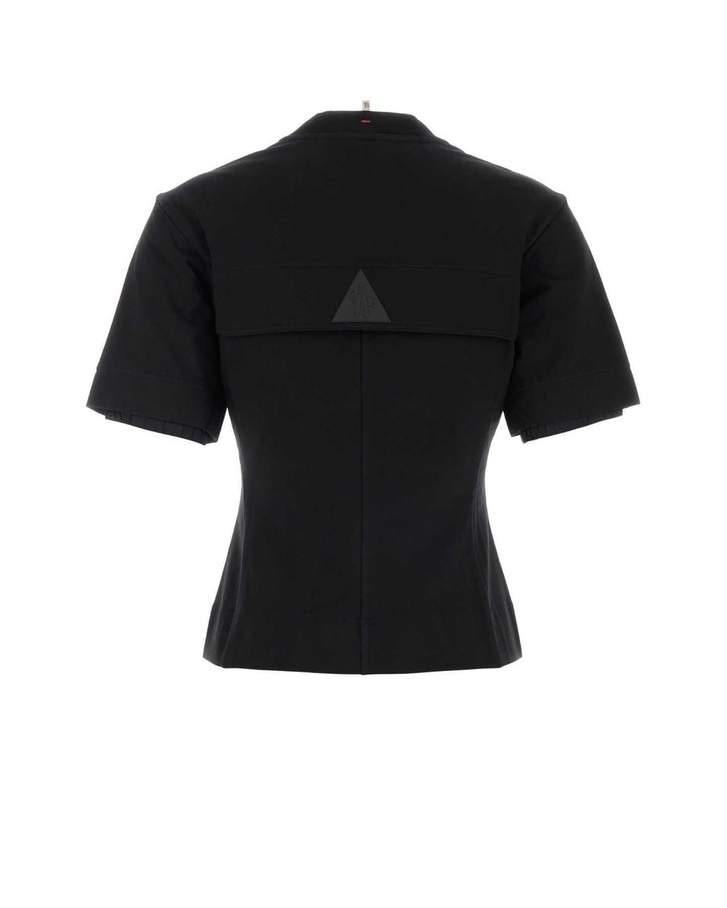 Moncler Black Crew Neck Logo T-Shirt