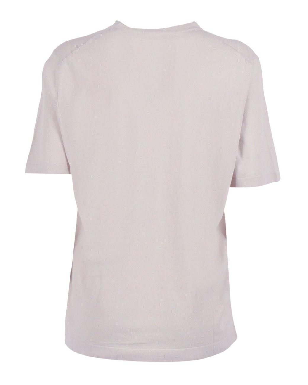 Kangra Cashmere Pink Girocollo M Manica Rasato Calato