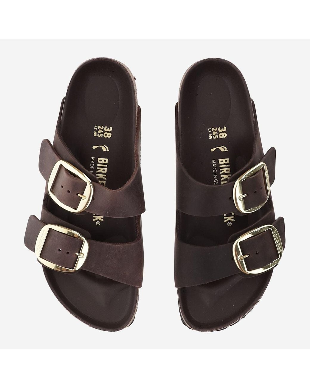 Birkenstock Brown Arizona Big Buckle Sandals