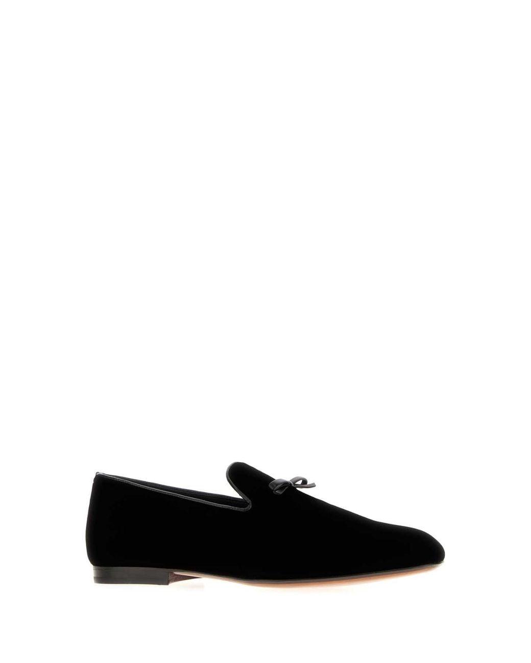 Tom Ford Black Velvet Loafers
