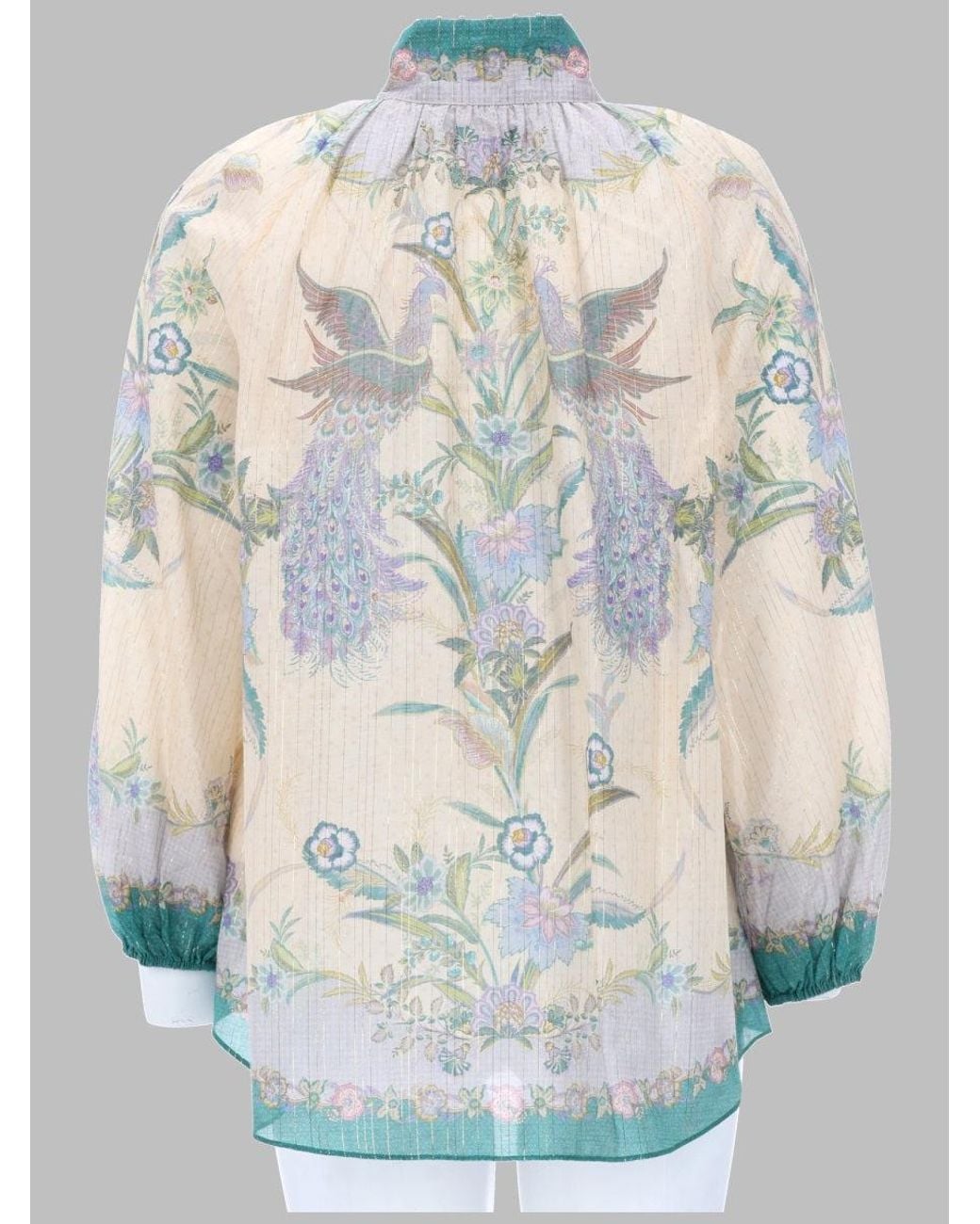 Zimmermann Blue Camicetta A Balze "Indra"