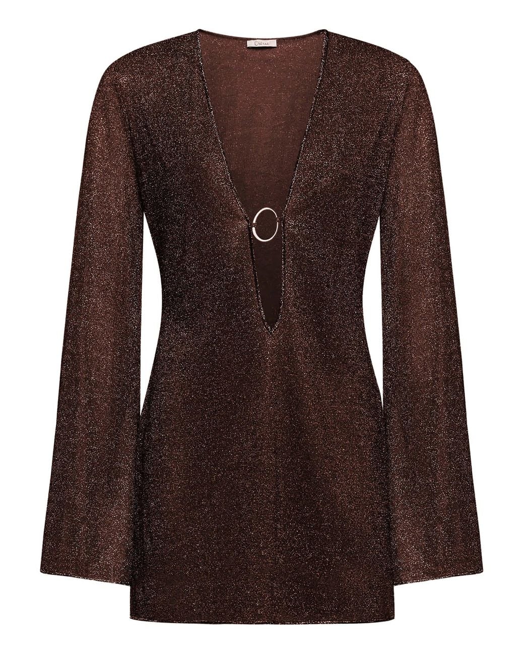 Oseree Brown Lumiere O-Kaftan