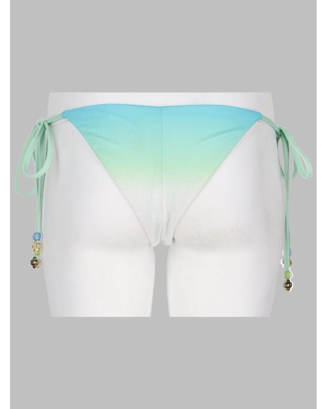 Casablanca Blue Swim Briefs Gradient Polyester Shorts