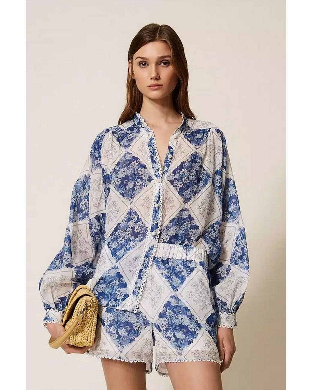 Twinset Blue Twinset Multicolor
