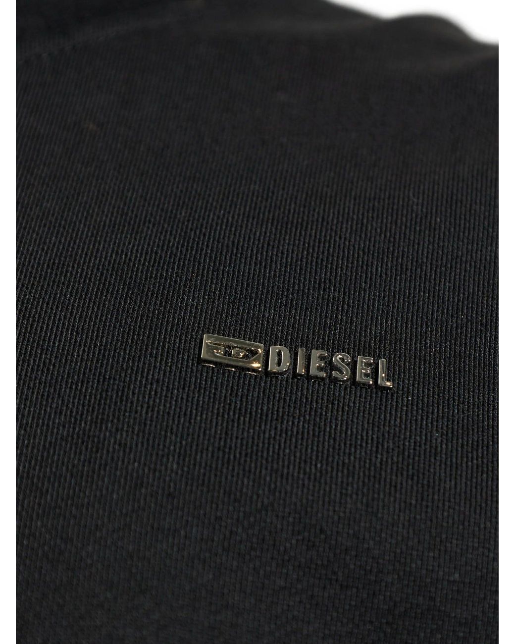 DIESEL Black Zip-Up Sweatshirt for men