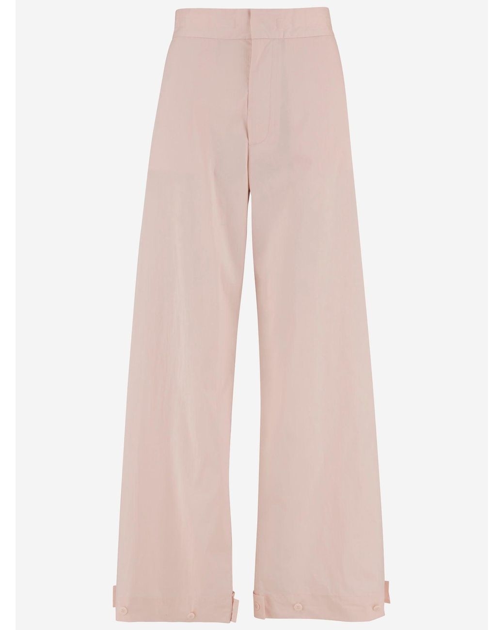 Sa Su Phi Pink Cotton Blend Trousers