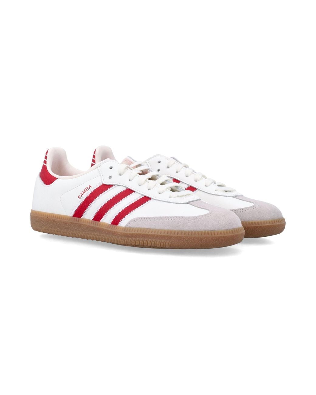 Adidas Originals Pink Samba Low-Top Sneakers