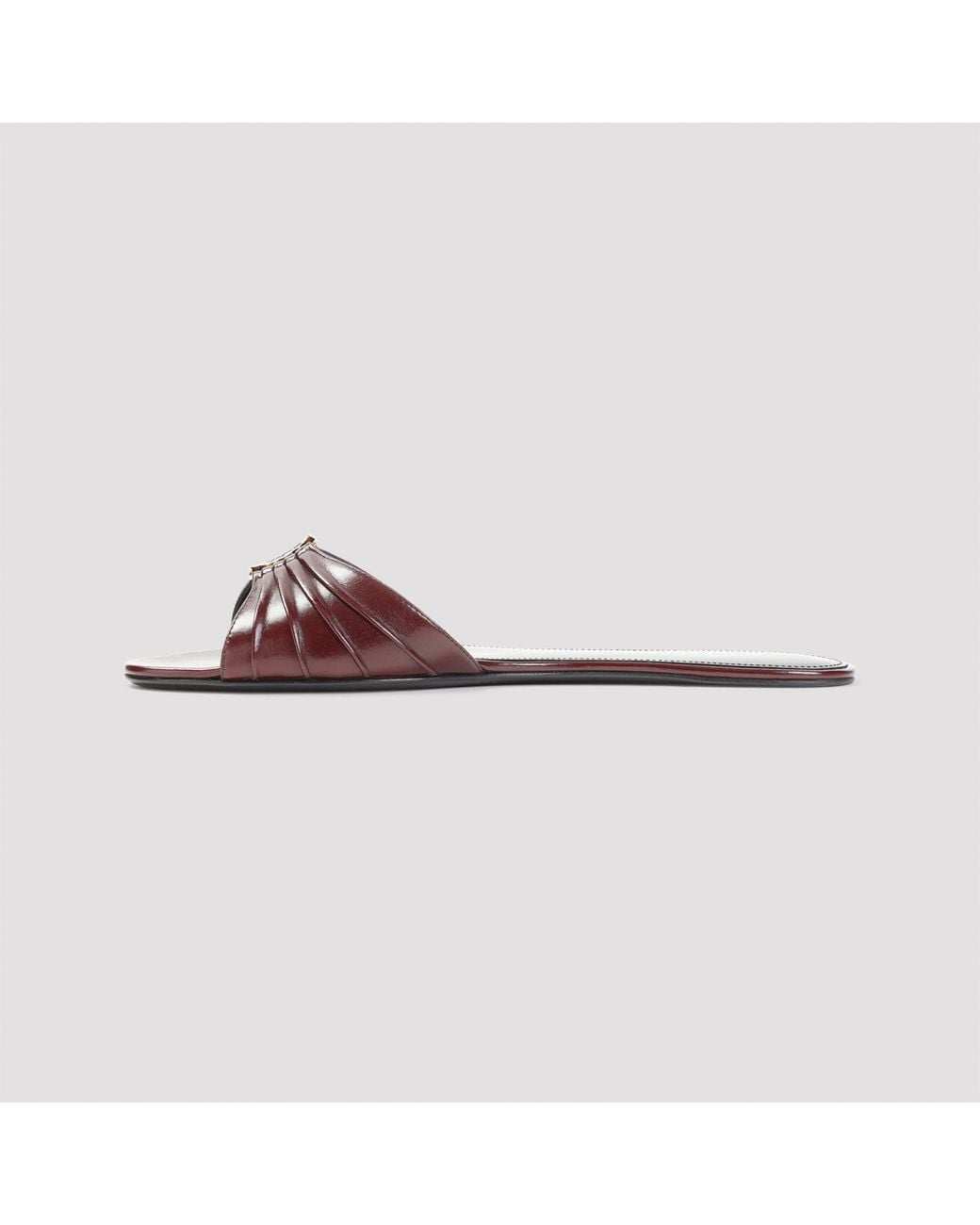 Saint Laurent Brown Babylone Sandals