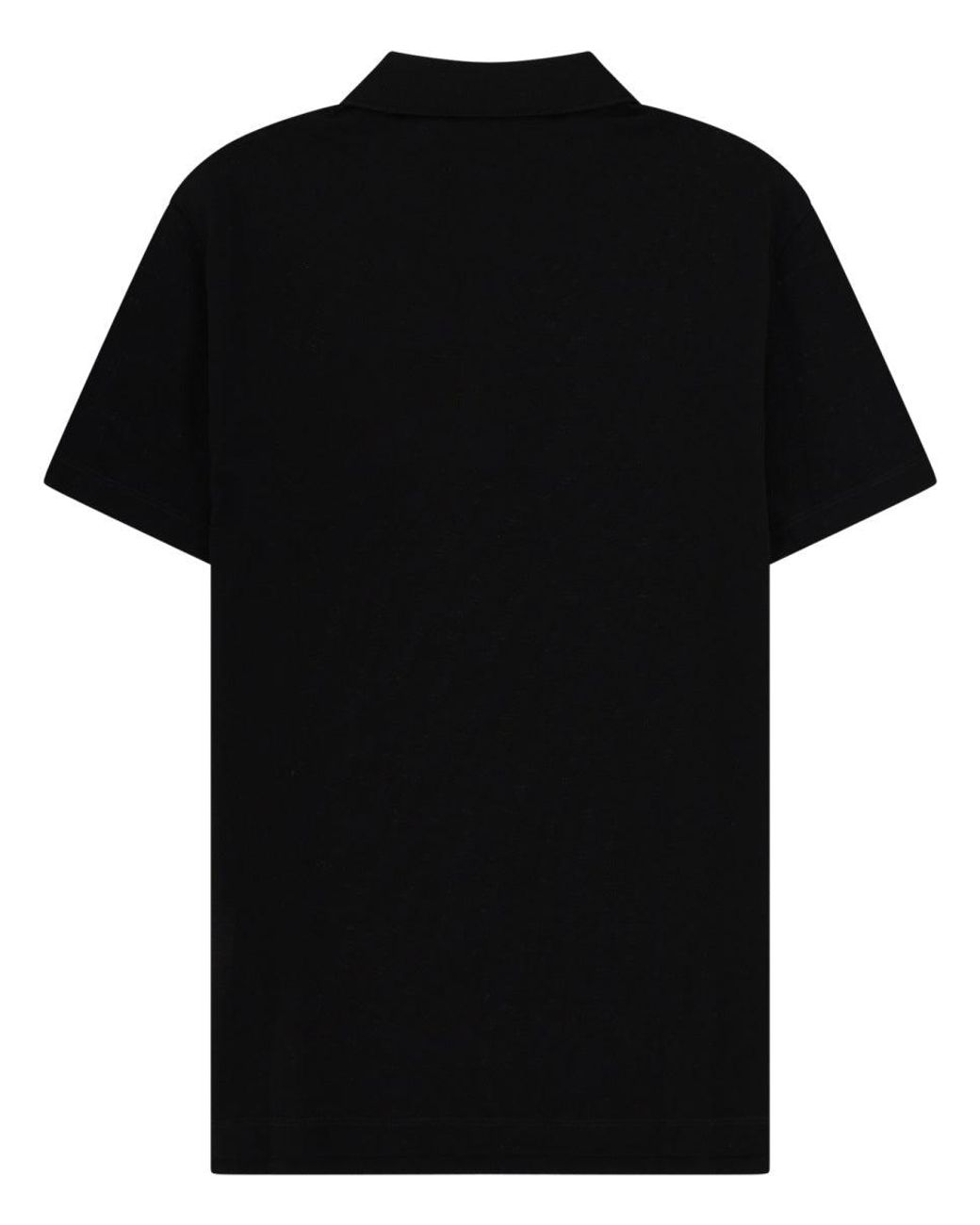 Versace Black Polo Con Logo