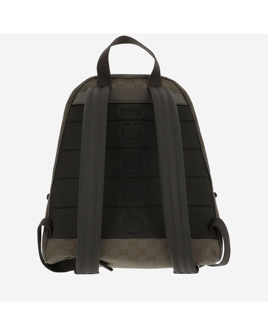 Gucci Green Gg Fabric Backpack