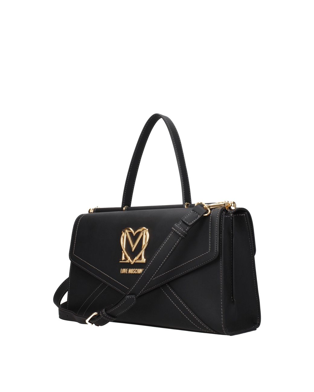 Love Moschino Black Borse A Mano Donna Poliuretano Nero