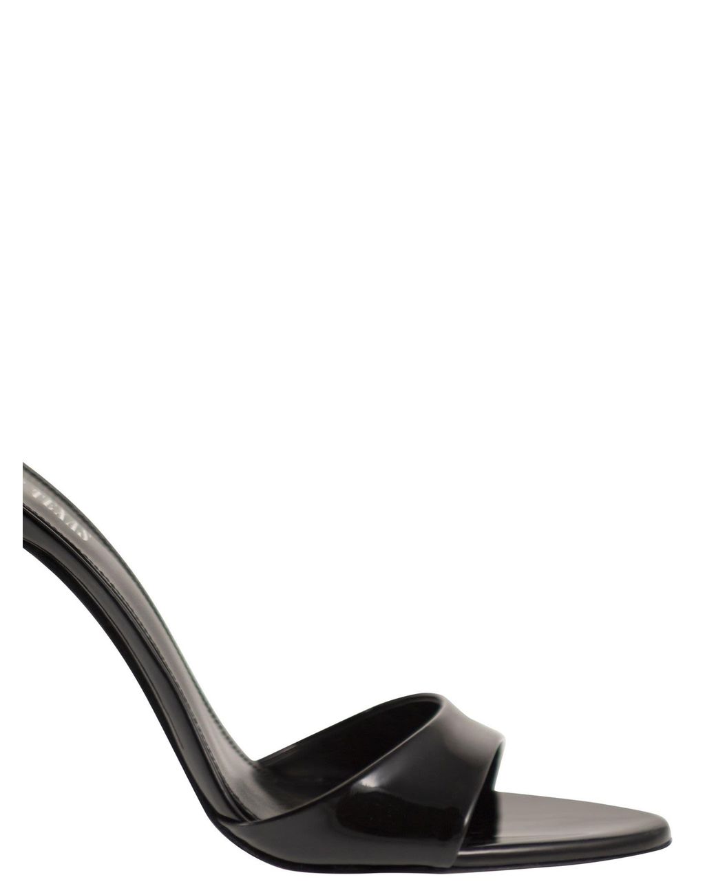 Paris Texas Black Lidia Mule 105
