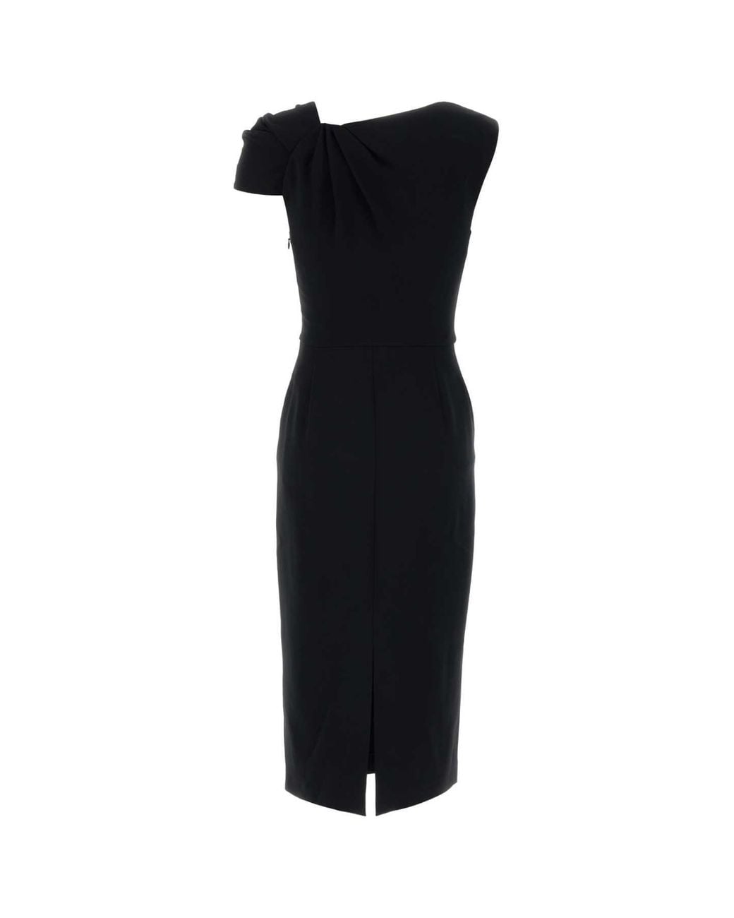Givenchy Black Stretch Cady Dress