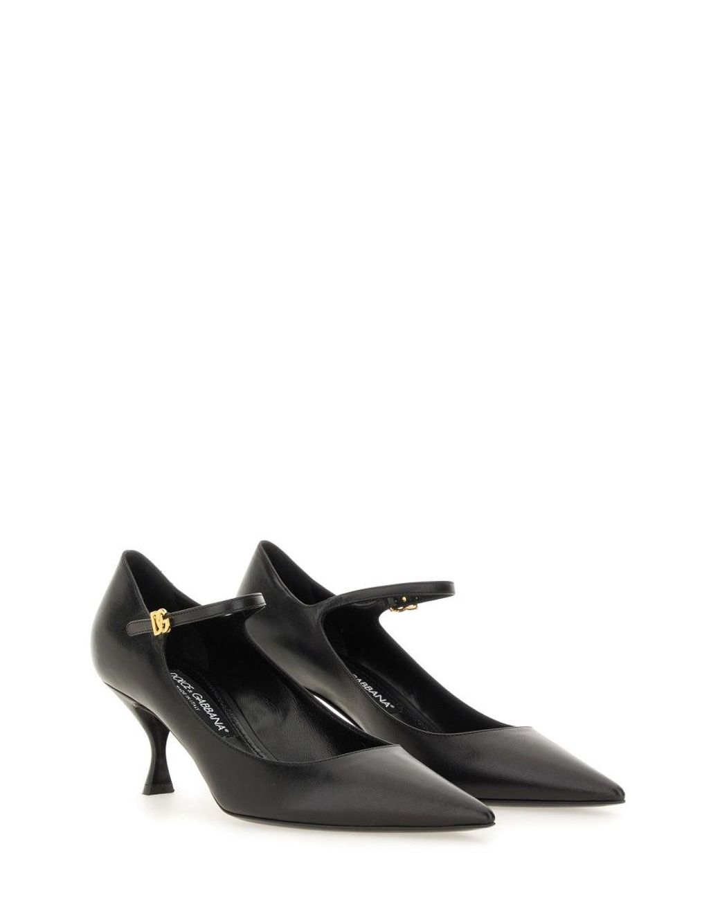 Dolce & Gabbana Black Leather Pumps
