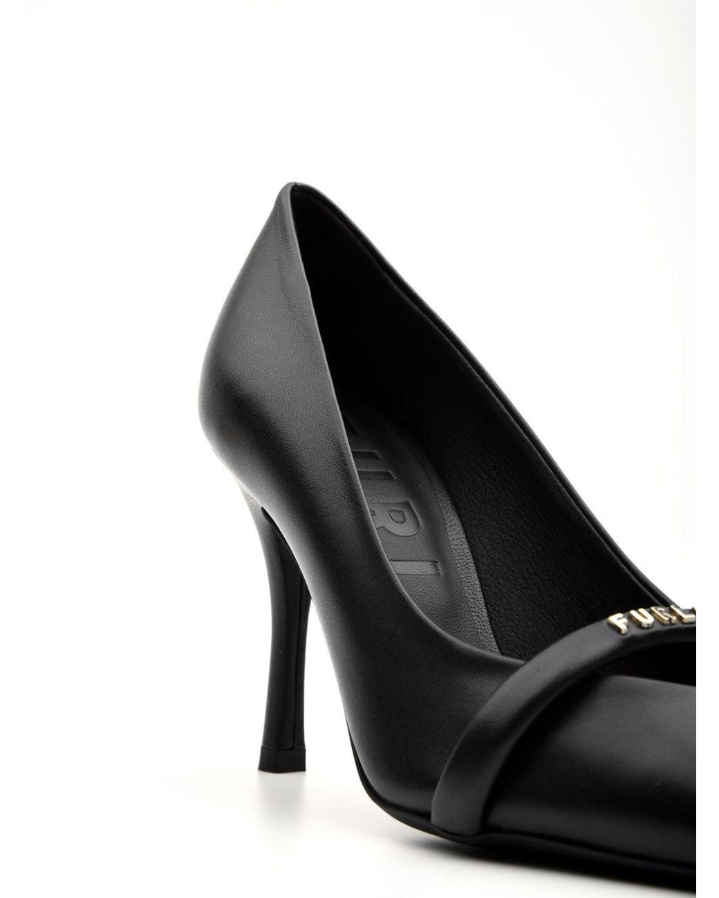 Furla Black Mit Ferse schwarz