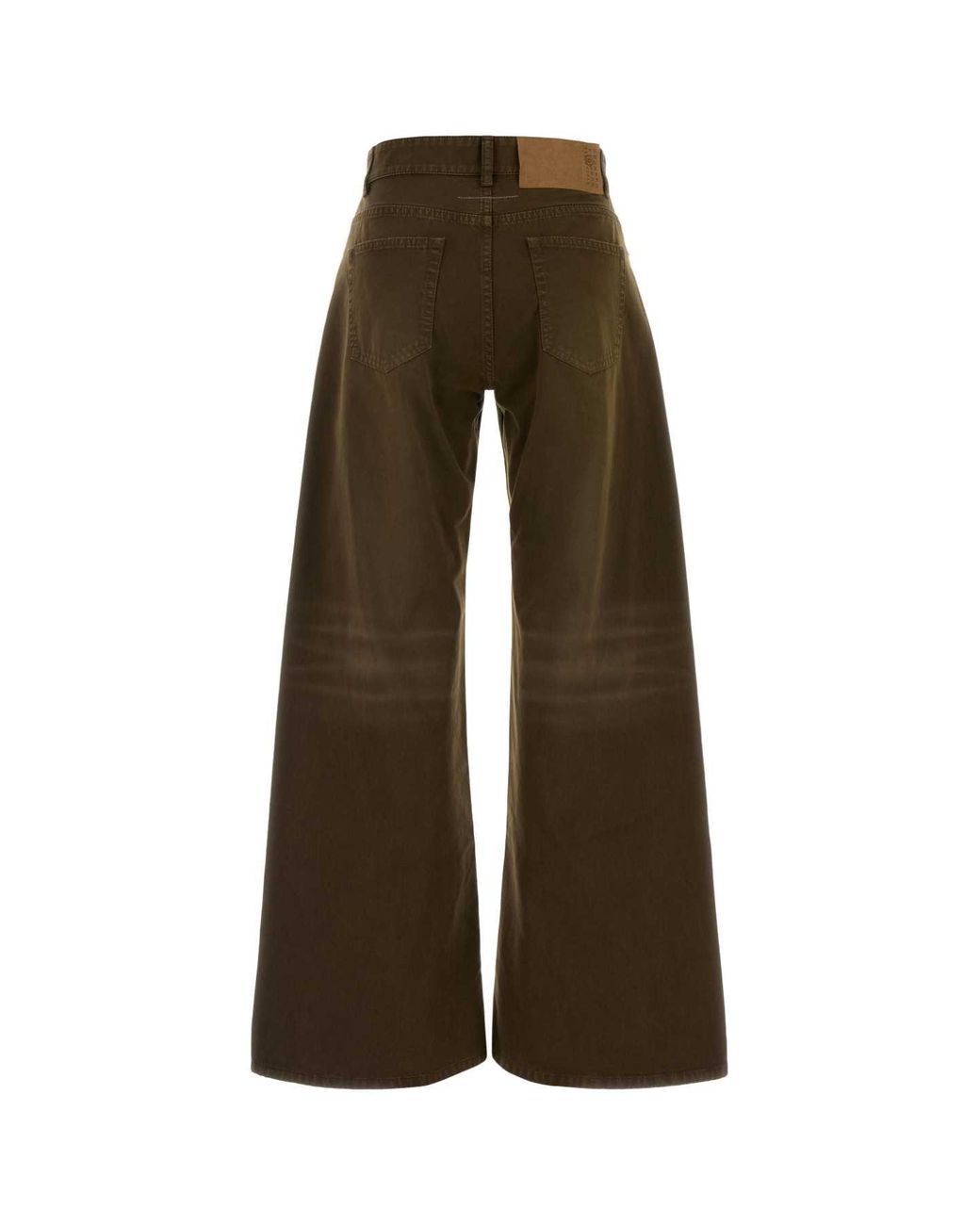 MM6 by Maison Margiela Green Cotton Denim Jeans