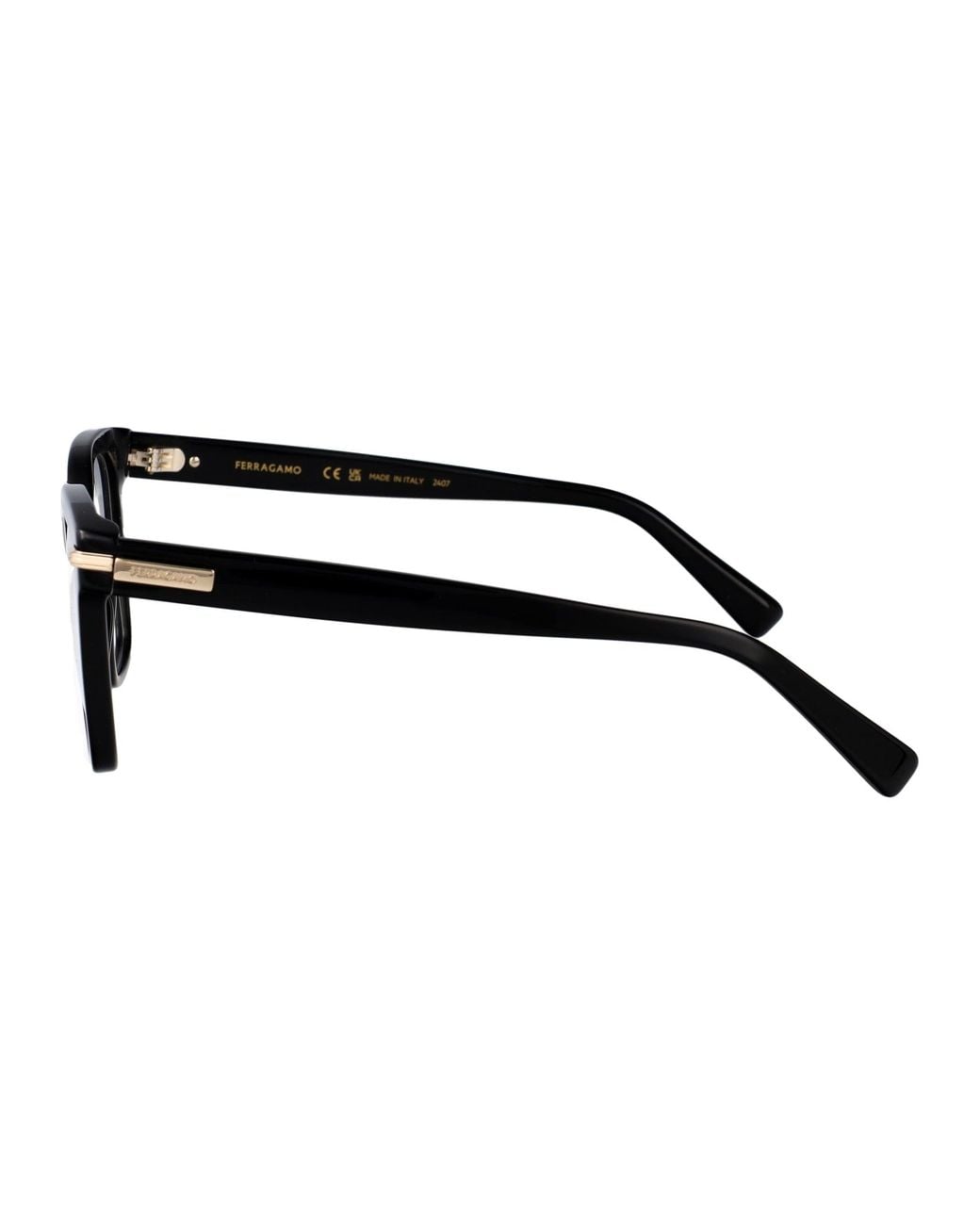 Ferragamo Black Acetate Glasses