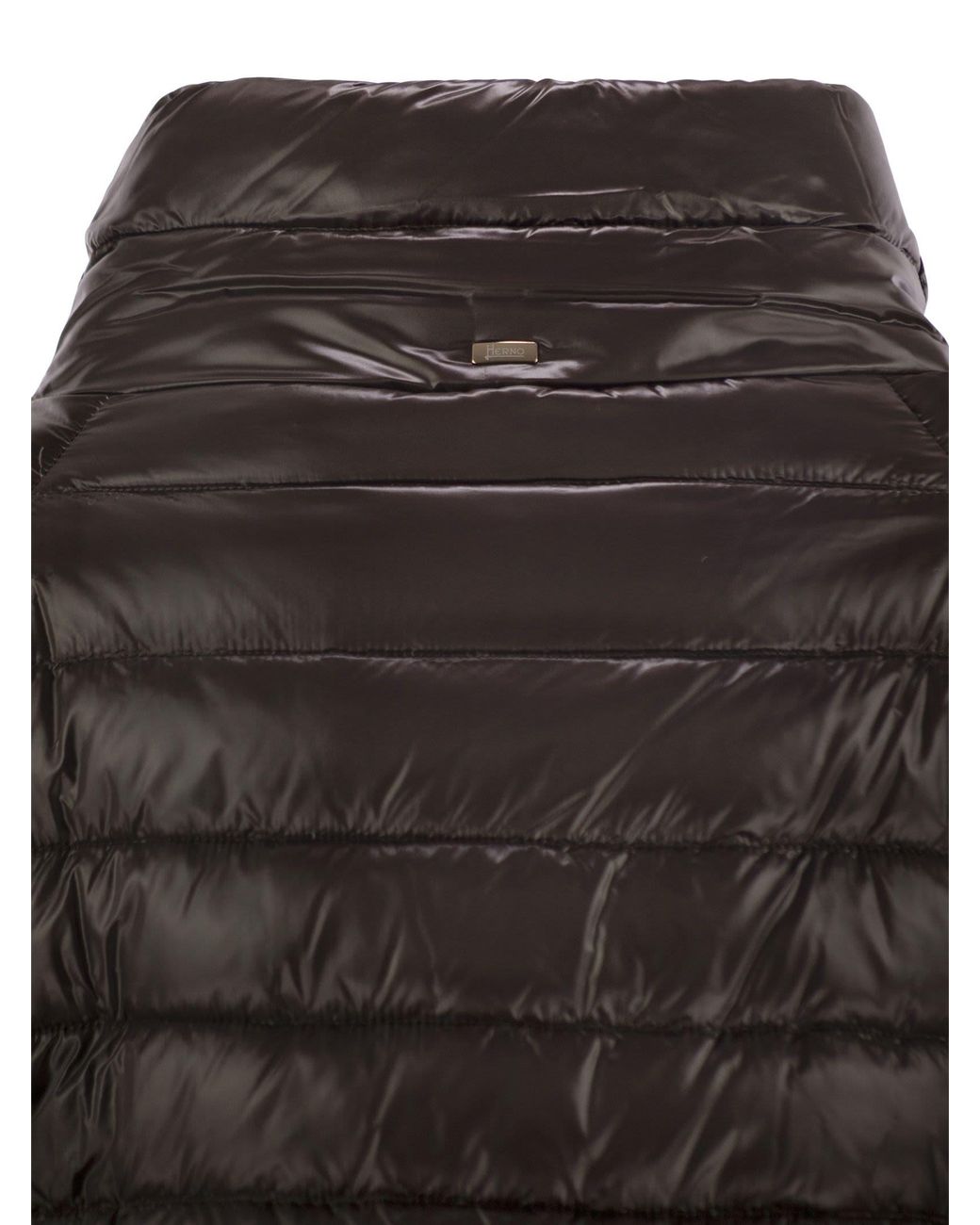 Herno Black Mini Cape With Jewelled Sleeves