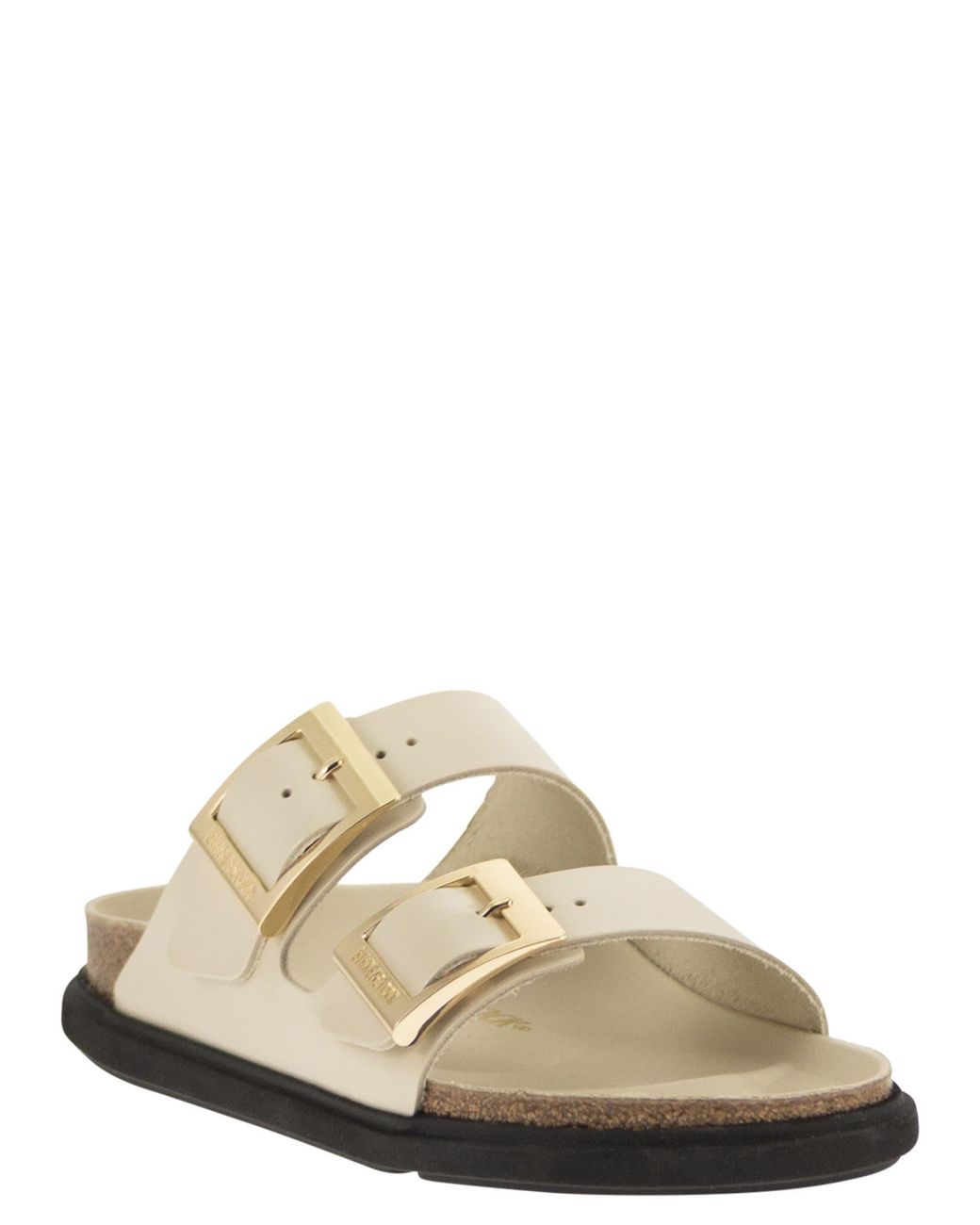 Birkenstock Arizona Db Hex – Patent Natural Leather Sandal