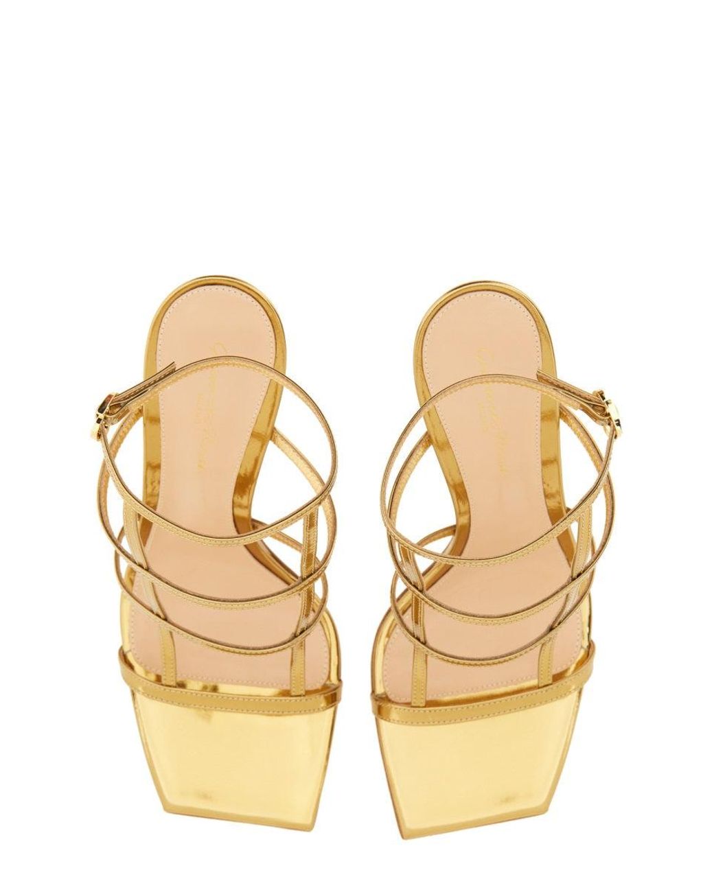 Gianvito Rossi Metallic Sandal Mondry