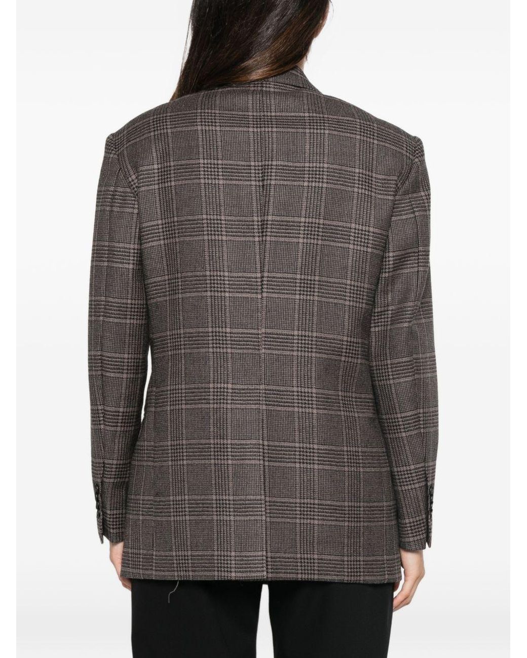Tagliatore Gray Wool Double-Breasted Jacket
