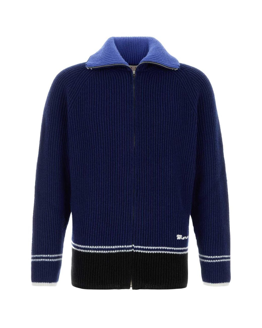 Marni Blue Shirt Collar Cardigans for men