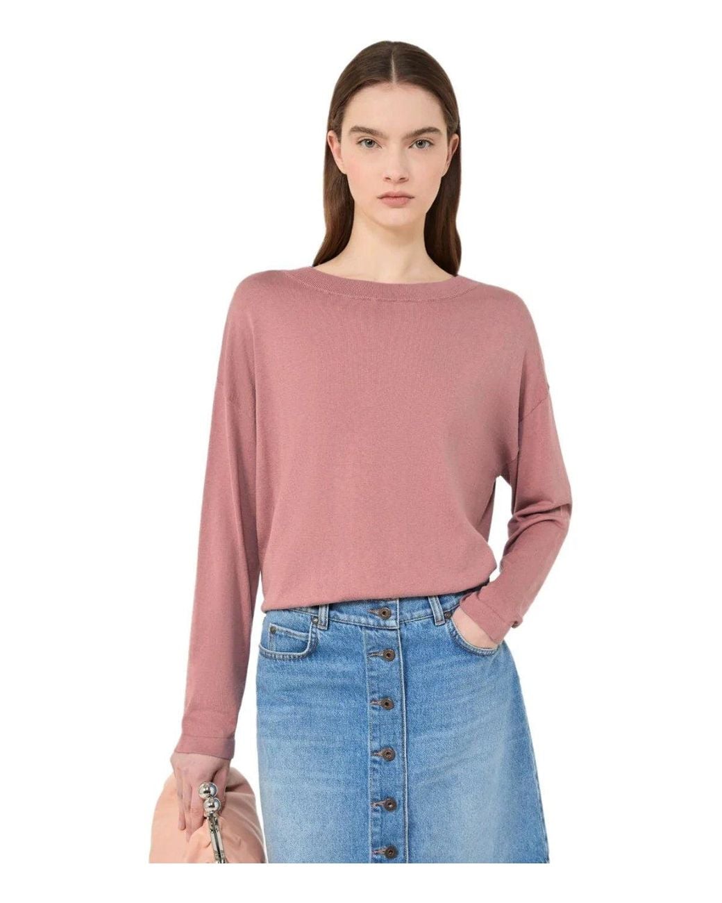 Weekend by Maxmara Pink Lepre Pullover