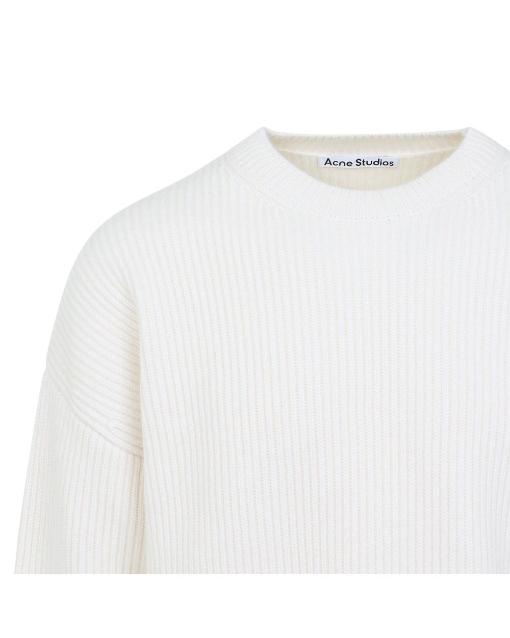 Acne White Off Sweater for men
