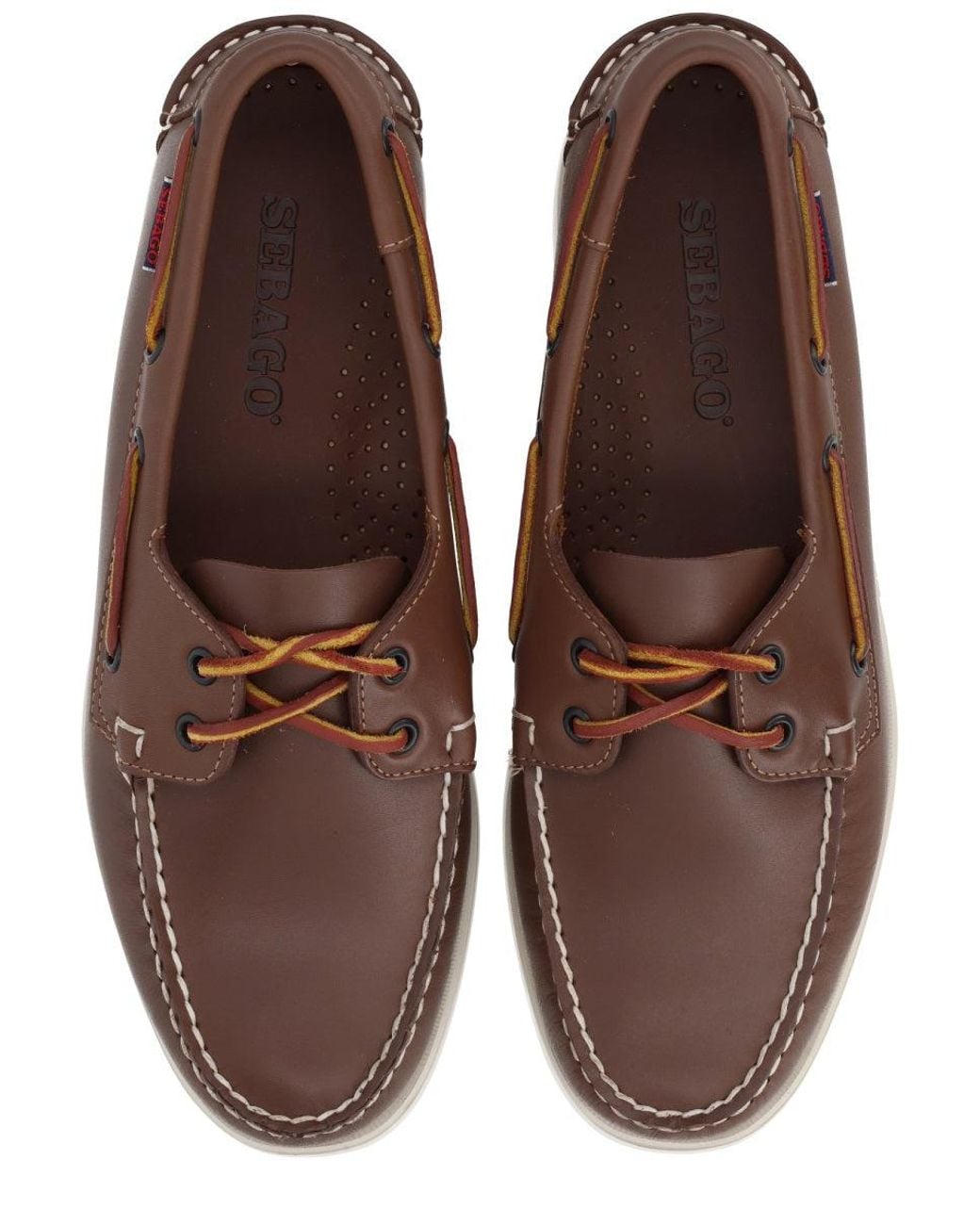 Sebago Brown Mocassino Docksides Portland