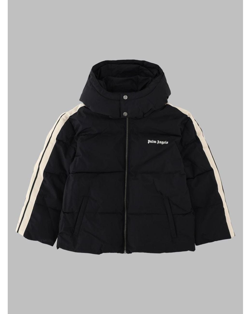 Palm Angels Black Puffer Jacket Boy