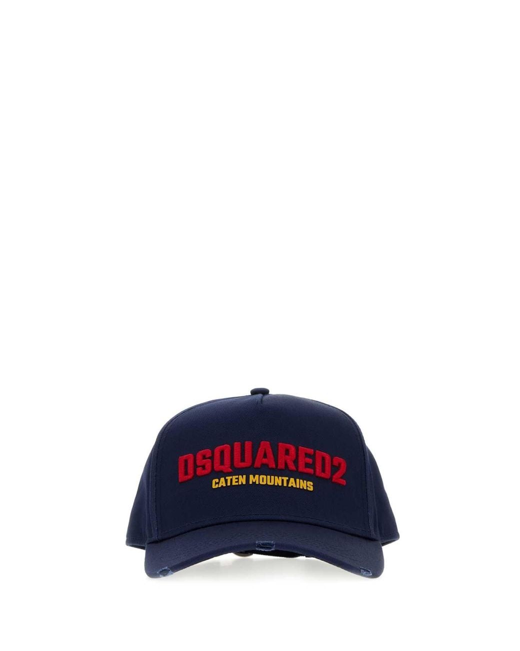 DSquared² Blue Gabardine Baseball Cap