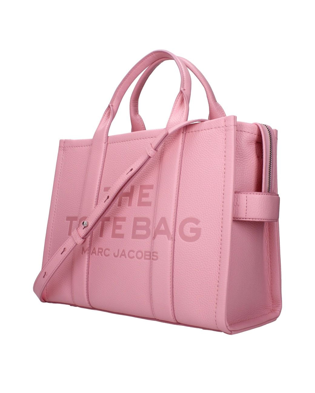 Marc Jacobs Pink Handbags The Tote Leather And Ribbon