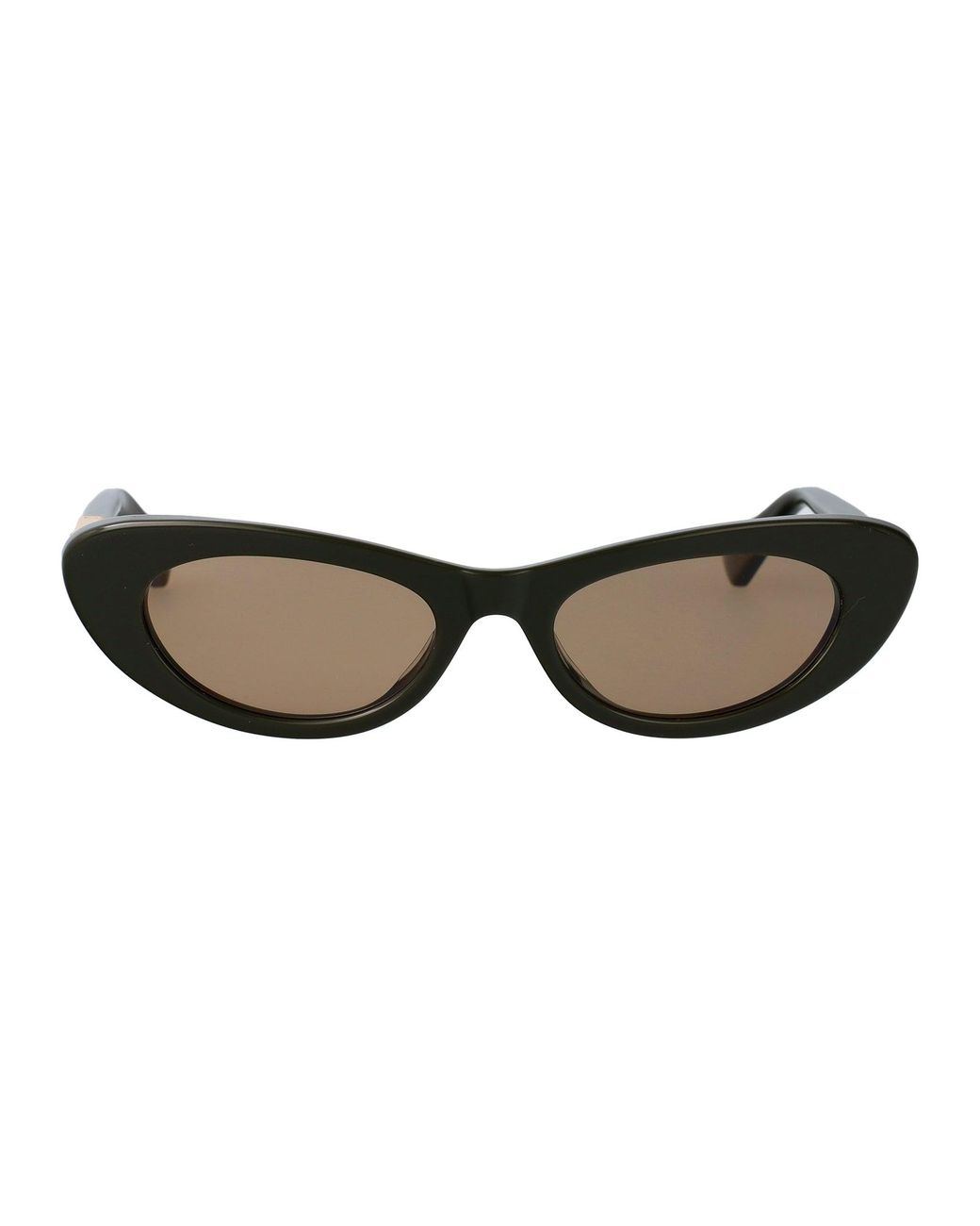 Bottega Veneta Brown Acetate Sunglasses